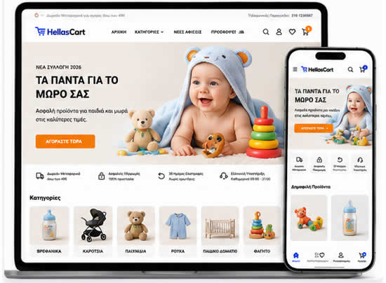 HellasCart Theme Preview